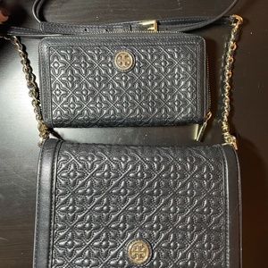 Tory Burch Bryant Quilted Crossbody & Matching Wallet